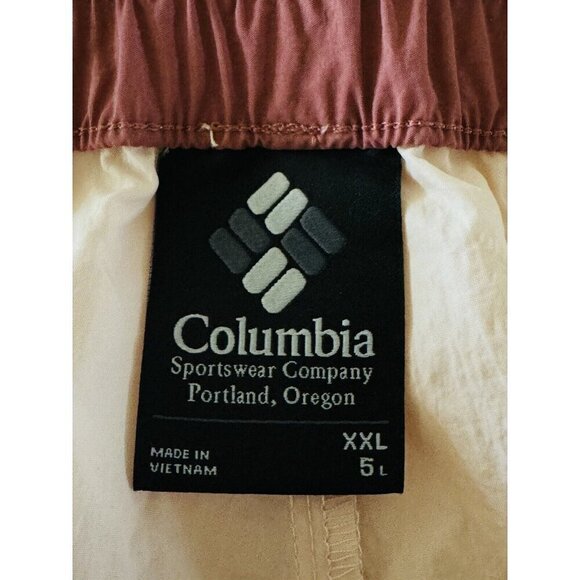 Columbia Riptide Retro Hiking Shorts Dusty Pink Size XXL NEW - Picture 8 of 11